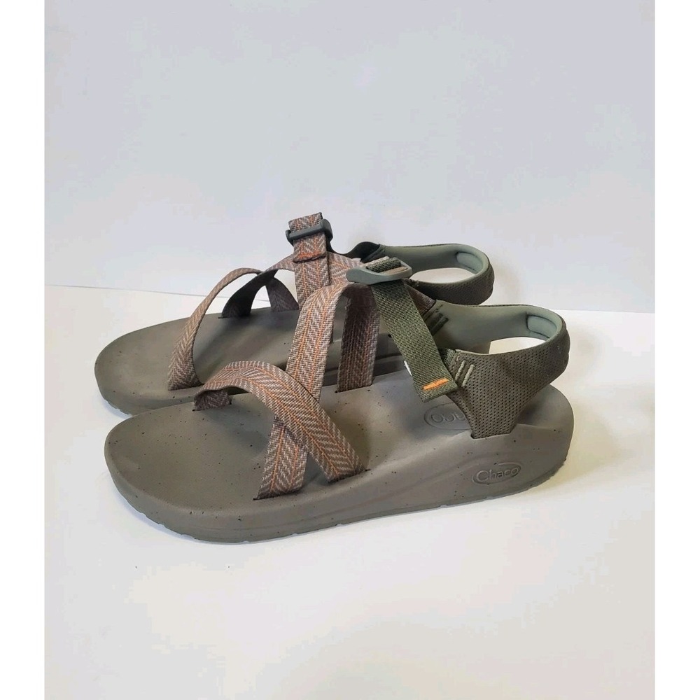 Chaco Cushz Mens Sandals Frond Truffle Extra Cushioned Casual Adjustable Size 14
